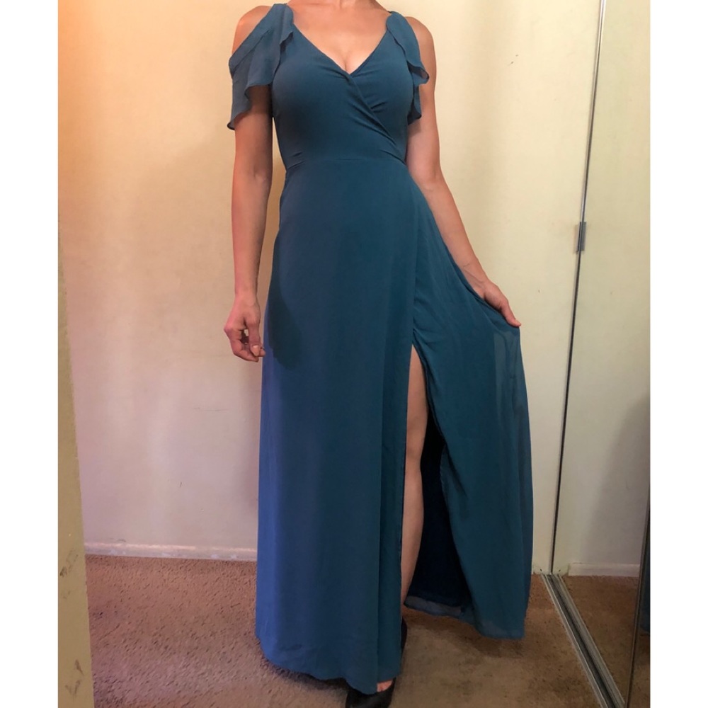 Dark turquoise evening dress (WORN ONCE)
